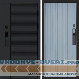 Termo Door  Smart (Смарт) Black Line Flat Grey Софт